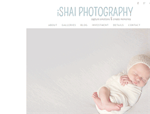 Tablet Screenshot of ishaiphotography.com
